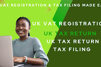 handle UK vat registration vat return and hmrc tax filing
