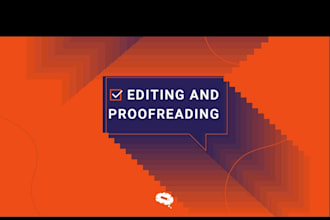 quickly proofread and copy edit your english text