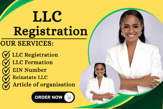 do llc registration and get ein within 24 hours for US and non US residents