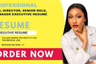 write senior executive resume cv cover letter for ceo roles director