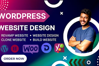 build webflow website duplicate clone website revamp wordpress redesign website