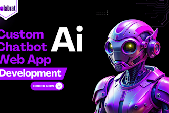 develop ai based saas web application ai chatbot or ai software