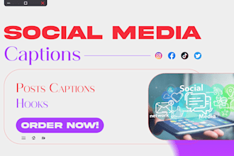 write engaging captions for your social media posts