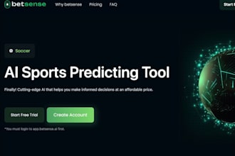 develop ai sports prediction app, nba, NFL, nhl, mlb app, ai prediction