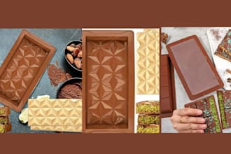 create chocolate mold, 3d mold injection mold, silicon mold, plastic mold design