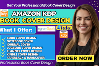 amazon kdp book cover design fix manuscript errors ebook notebook cover design