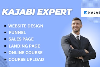 build kajabi website, kajabi online course, kajabi landing page, gohighlevel