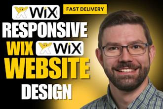 design custom wix website, wix modern website design, wix website redesign