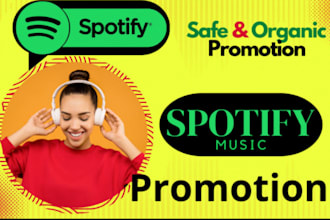 organic spotify album promotion, spotify music to real and active music fans