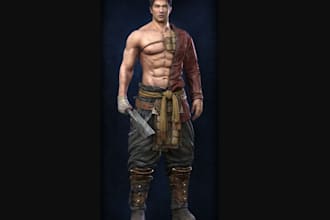 do 3d realistic metahuman character 3d model 3d unreal engine 3d daz character