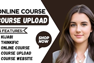 develop online course content, course upload to thinkific,kijabi website