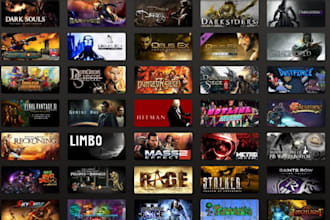 make custom steam capsule, steam artwork, game design, horror game logo