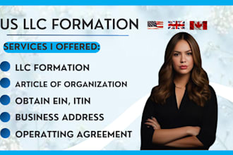 do us llc registration, ein number , boi report  , operating agreement