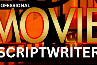 write engaging youtube script, movie script, manhwa, manga, recap scriptwriting