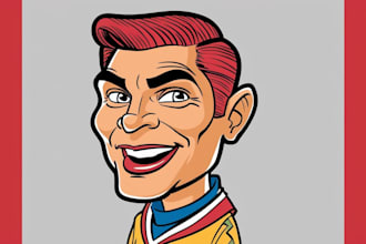 draw your avatar, cartoon, caricature portrait