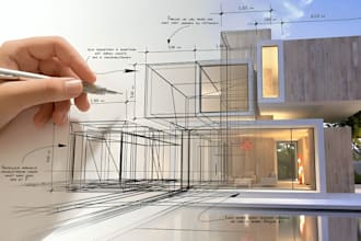 draw floor plan, photometric, electrical, site plan, grading plan, city permit