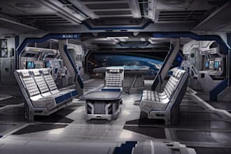 create realistic 3d armored spaceships model both interior and exterior model