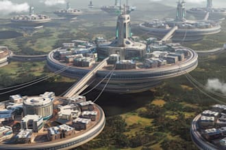 make a environment or interior concept art