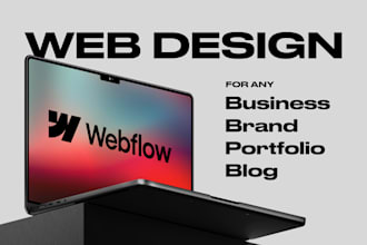 design webflow website, figma to webflow, website development
