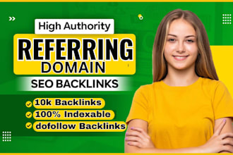 build 10k high quality referring domain seo backlinks