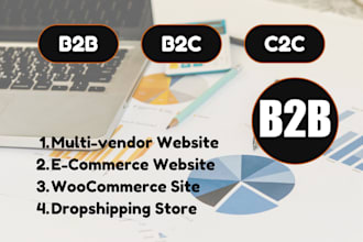 design woo commerce b2b wholesale and b2c retail  website for you