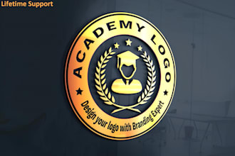 do school, college, university, academy and education logo design