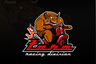 design manufacturer two stroke racing logo