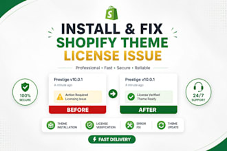 resolve shopify premium theme license problems quickly