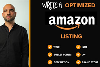 write an optimized amazon listing