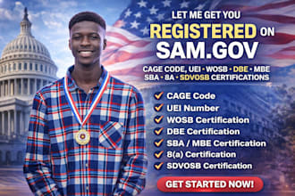 register you on sam gov, uei cage code sba, mbe certification, wosb 8a sdvosb
