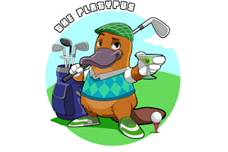 design mascot golf club logo