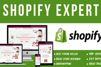 do shopify website design, create shopify store or website