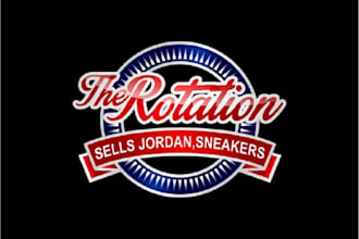 design modern cool sneaker company logo