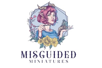 design unique misguided miniatures logo