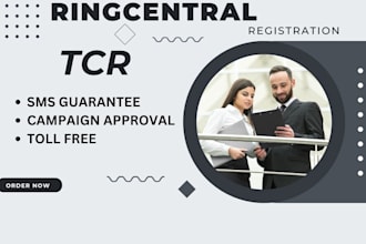 ringcentral business tcr registration, a2p 10dlc