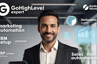 set up and optimize your gohighlevel  rei reply, emails SMS automation