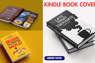 do kindle book cover, paperback formatting, children book cover for amazon KDP