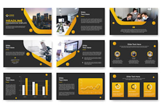 do power point presentation, slides, infographics and pitch decks designs