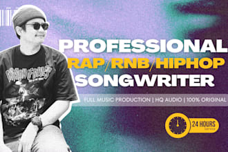 make custom trap, rap, rnb, hip hop beats with high quality