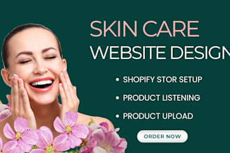 skincare shopify store shopify store skin care website
