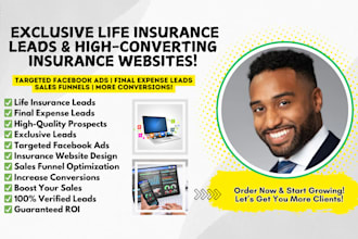 generate high quality life insurance leads final expense lead insurance website