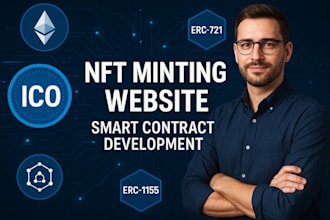design and develop nft minting website, landing page or dapp