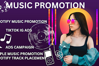 promote your spotify music apple music through effective ig tiktok ads campaign
