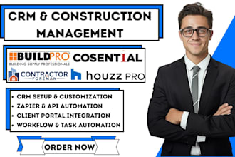 buildpro cosential contract foreman construction crm jobnimbus sales automation