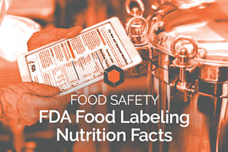 be your fda food labeling compliance consultant and reviewer