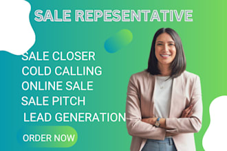 your sales representative generate b2b sales lead close deal