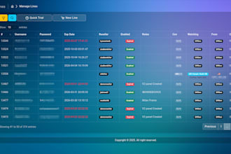 install, fix, iptv or ott panel for your streaming business