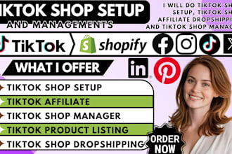 do tiktok shop setup fix tik tok shop affiliate dropshipping tiktok shop manager