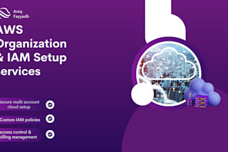 setup and configure AWS organizations and iam