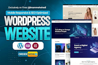 professional wordpress elementor design
